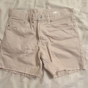 H&M Cream Jean Shorts